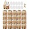 Wrapables Christmas DIY Advent Calendar Countdown Gingerbread House Gift Boxes with Gift Tags for Cookies, Candies, Treats (Set of 20)